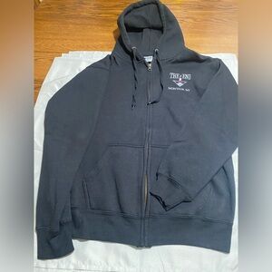 Classic Black Zip-Up Hoodie